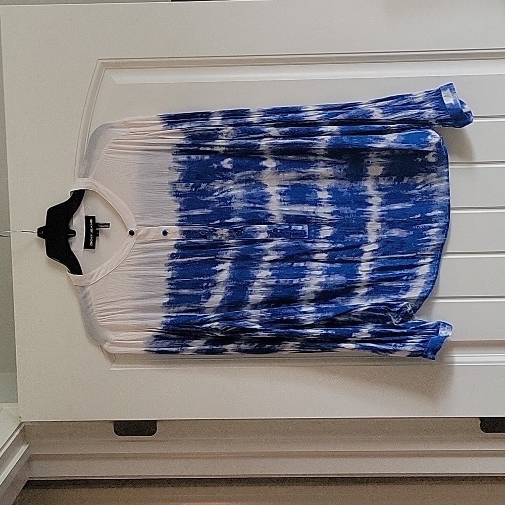 DKNY Jeans Tie Dye Sheer Fabric